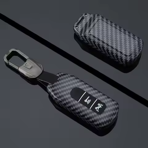 2/3 Buttons Carbon Fiber Car Key Cover Fob Case Shell Bag for For Honda Motor PCX 160 125 PCX125 PCX