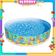 Intex Kids 5ft x 10in Snapset Pool Inflatable Paddling Garden Ring Pool Snorkel Buddies Cute IT 5645