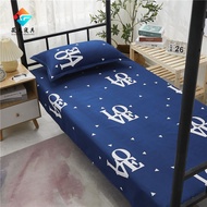 Student Dormitory Bed Sheet Dormitory Mattress Protector Washed Cotton Bed Cover Student Bed Sheet D
