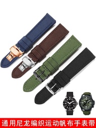 2024✙₪✲ CAI-时尚25 Braided nylon watch strap suitable for Rolex Seiko Citizen Tudor for/Omega/Mido canvas men's 22mm21