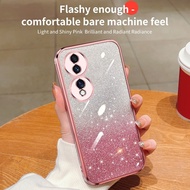 Case Huawei HONOR 70 FNE-AN00 FNE-NX9 Casing Colorful gradient glitter powder electroplating transpa