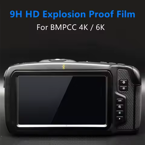 BMPCC 4K Glass BMPCC 6K Camera 9H Camera Tempered Glass LCD Screen Protector for Blackmagic Design P