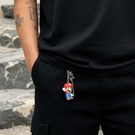 GANTUNGAN Carabiner Keychain Keychain Y2K Carbiner kalcer skena Pants Bag Mario - damascus