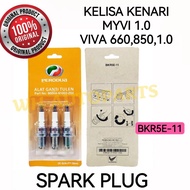 PERODUA KELISA KENARI MYVI 1.0 VIVA 660,850,1.0 SPARK PLUG ORIGINAL BKR5E-11 (9004A-91002-Z02) (3PCS