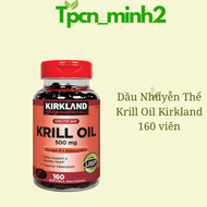 Dầu nhuyễn thể (dầu tôm) Kirkland Signature Krill Oil 500mg 160 Viên