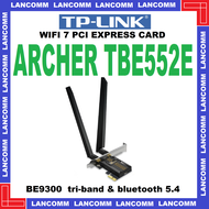 TP-LINK Archer TBE552E BE9300 Wi-Fi 7 Bluetooth 5.4 PCIe Adapter
