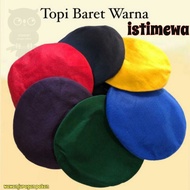 COLOR BERET HAT, SCOUT ACCESORIS, SCOUT HAT, BERET HAT