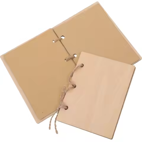 2Pcs Wooden Vow Books Wedding Vow Books His and Hers Blank Vows Notebooks Bridal Keepsake Photo Prop