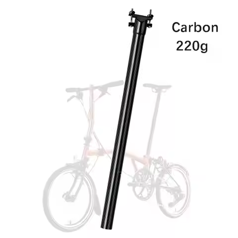 Folding bike Carbon Seat post 31.8 Folding bike C/P/T Line Modified weight reduction 33.9/34.9mm Sea