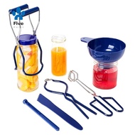 Canning Kit Canning Tools Canning Supplies 6 Pcs,Canning Jar Lifter, Lid Lifter,Canning Tongs for Ca