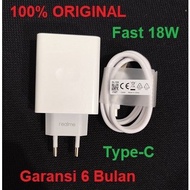 Realme 18W Fast Charging Charger + Type-C Cable Original