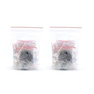 100pcs 3W Carbon Film Resistor Assortment Kit - 5% Tolerance, Durable Mixed Resistors for DIY Electr