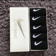 5 pair Boxed Socks men's socks summer antibacterial deodorant sweat absorbing sports all match summe