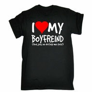 Men'S T-Shirt Tee - Yes He Bought Me This Girlfriend Gift T-Shirt