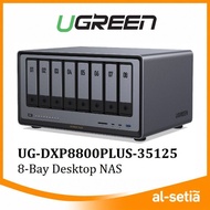 UGREEN NASYNC DXP8800 PLUS 8-BAY DESKTOP NAS | I5 1235U 10-CORE CPU | 8GB DDR5 RAM | 128G SSD | 2 * 