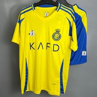 Alnassr Club Yellow 24/25 Thai Football Kit - High quality Thai football shirt - Full logo