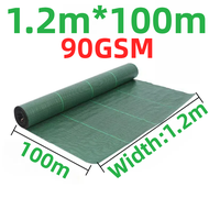 Weedmat 5-200 Meter 90GSM 100GSMWeed Mat Weed Control Weed Barrier Fabric Agricultural Weed Suppress