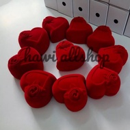 2-tone Love Ring Box, Engagement And Wedding Jewelry Ring Holder