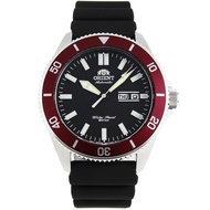 Orient RA-AA0011B19B RA-AA0011B Mako III Sporty Rubber Strap Maroon Bezel Watch