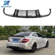 W204 C63 AMG Carbon fiber rear diffuser C200 C300 Rear diffuser for Mercedes Benz C class W204 C63