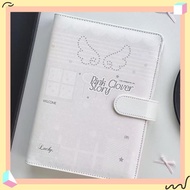 Card Album Small Card Album Photo Album Photo Collection Angel Wings pu Leather A5 Card Album Magnet