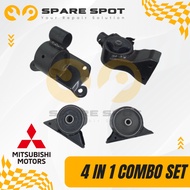 [4 IN 1 COMBO SET] Mitsubishi OEM Engine Mounting Proton Waja / GEN2 / Persona 1.6L Auto / Manual (F