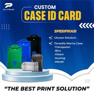 Transparent ID Card Case Plastic Case Colored ID Card Case Card HOLDER/ Clear Transparent ID Card HO