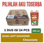 Susu DIAMOND UHT Chocolate ukuran 200 ml - ( HARGA 1 DUS ISI 24 )