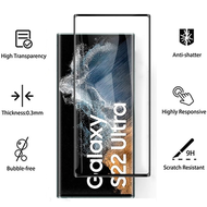 FELIXIO กระจกนิรภัยใสสำหรับ9D Samsung Galaxy Note 10ฟิล์มกันรอยสำหรับ Samsung Galaxy S22 S21 S20 Plus