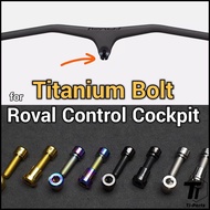 Titanium Bolt for Roval Control Cockpit | Integrated Handlebar Screw Lock On | Grade 5 Titanium Singapore