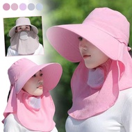 Sunscreen Hat Women Summer Hat Cover Face Sun Hat Wide Hat Hat Brim Hat Riding Tea Sun Uv U0s0