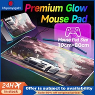 [48H Shipping] Bestselling E-sports Game Led Thickened Luminous Mouse and Keyboard Pad RGB Table Mat