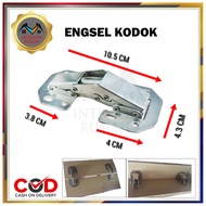 Engsel Kodok 4 Inch Tanpa Bobok & Bor / Engsel Kodok 90 Derajad (isi 1 pcs). FREE SEKRUP