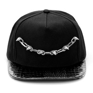 Hip Hop Rivet Chain Hat, Baseball Cap, Sunscreen Cap, Hip-hop Accessory Hat