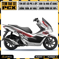 Tem Chế Xe PCX 125 150 160 Mẫu HRC | PCX-15 | Decal Rời Dán Xe PCX 2014 - 2020 Chống Nước Bền Màu -