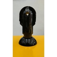 TOILET DOOR LEGS / CUB LEG SUPPORT 100MM BLACK PLASTIC MOA