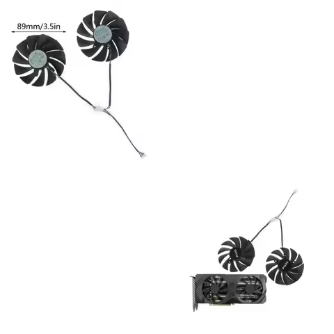 LXAA 1/2Pcs 12V GA92S2U PFTM 4Pin Graphics Card Cooling VGA Fan for ZOTAC RTX3060
