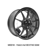 【Harga untuk 1pcs】ADVANTI ARIA MD018 15x6.5 4x100 ET42 / 17x7 4x100 ET40 / 17x8 4x100 5x113 ET40 GGM