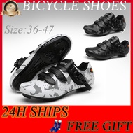 Cycling Shoes Professional Non-slip Cleats Shoes Cleats Shoes Mtb Road Racing Road Bike Shoes Self-Locking MTB Bicycle Shoes