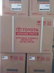 1 Dus oli mobil TOYOTA TMO 10W-40 4L galon isi 4 galon
