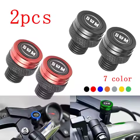 For SWM Logo G05 G01 SwmX3 7 EROE X2 G03F SM500 VMX Accessories Motorcycle M10*1.25 CNC Rearview Sid