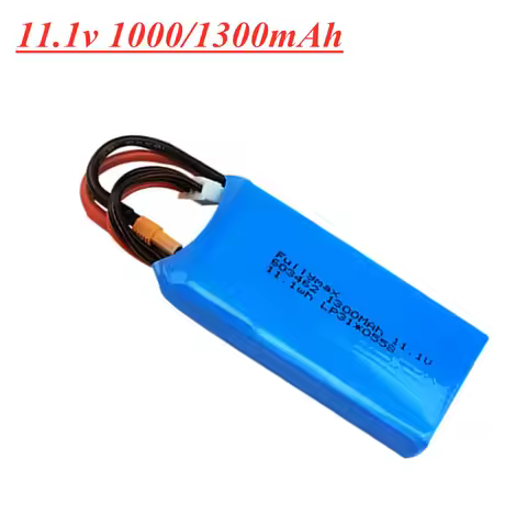 11.1V Battery For XK X450 FPV RC Drone Spare Parts 3s 11.1v 1000mAh 1300mah 20c lipo Rechargeable Ba