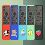 Silicone Protective Cover for Samsung Soundbar Voice Remote Control English Version Anti-Fall Cute D