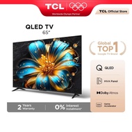 TCL 65 Inch QLED 4K Google TV with 120Hz Game Accelerator, Dolby Vision Atmos, HDR 10+ Televisyen 65