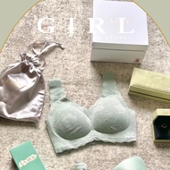 KISSY SEAMLESS WIRELESS BRA 如吻® 铂金款 升级蕾丝版无痕无钢圈内衣【100%正品，绝不🈹码发货】