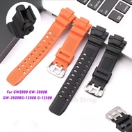 Durable & Comfortable Resin Strap for GW-2000/GW-3000B/GW-3500B/G-1200B/G-1250B Soft PU Material Ban