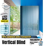 TheBlindSpot 70% Sunblock Vertical Blind Office Blind Sliding Door Blind Bidai Pejabat Tingkap