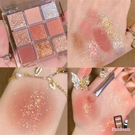 K'APEINE transparent nine-color eye shadow plate CE with glitter pearl matte earth color sub-chocola