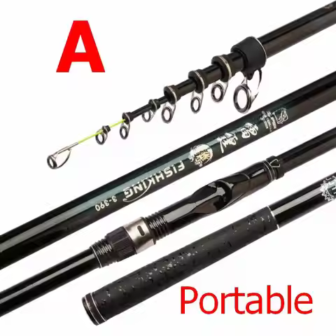ZZ312 77cm Portable Large Hole Tip Dia. 1mm Geegan Rock Fishing Rod Carbonfiber 2.4m 2.7m 3m 3.3m 3.