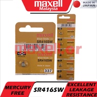 (Original) SR 416 SW Maxell Silver Oxide Battery ( 1pc / 5pcs )